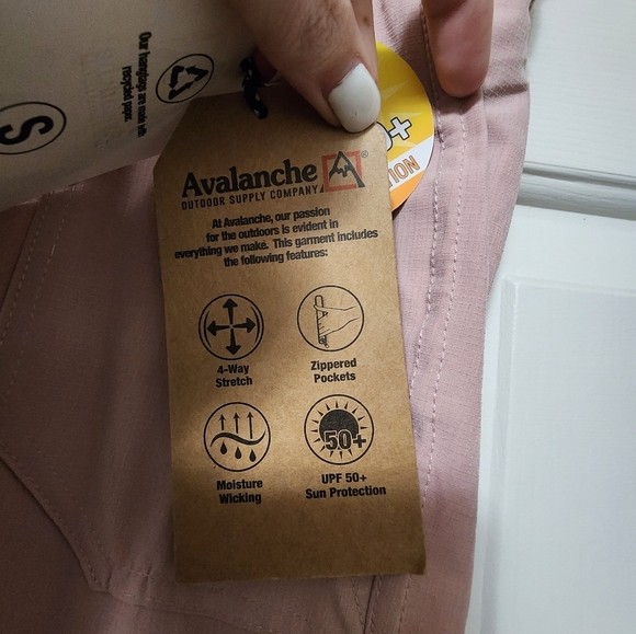 Avalanche Outdoor Hiking Quick Dry Capri Pant Size Small NWT - Picture 8 of 14